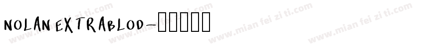 nolan extrablod字体转换